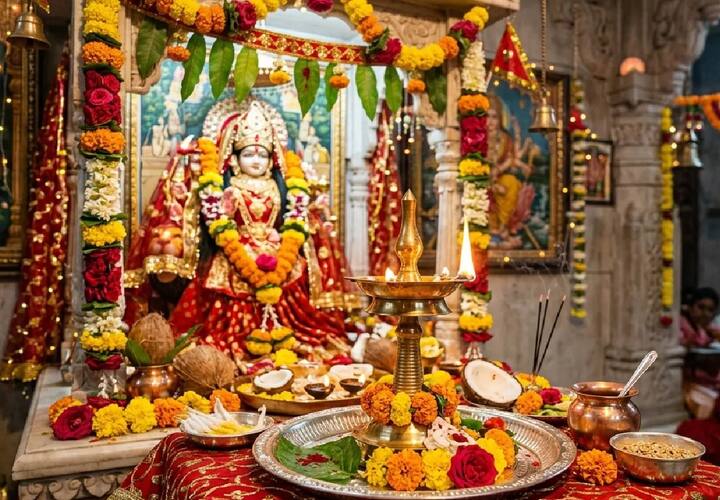 નવરાત્રીના પવિત્ર તહેવાર દરમિયાન, ઘણા લોકો પોતાના ઘરોમાં અખંડ દીપક  પ્રગટાવે છે. આનો અર્થ એ છે કે, નવરાત્રીના નવ દિવસ સુધી દીપક સતત  પ્રગટેલો રહેવો જોઇએ. જોકે, ક્યારેક વિવિધ કારણોસર દીવો બુઝાઈ શકે છે. આવી સ્થિતિમાં, તમારે ગભરાવું જોઈએ નહીં અને દેવીની માફી માંગવી જોઈએ અને પાંચ ક્રિયાઓ કરવી જોઈએ. આજે, આ પાંચ ક્રિયાઓ વિશે જાણીએ.
