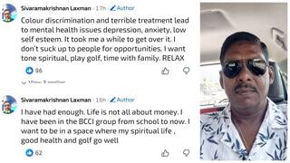 laxman sivaramakrishnan retires from bcci commentary citing discrimination harassment