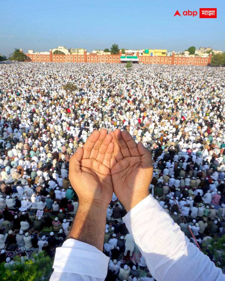 देशभरात रमजान ईदचा उत्साह पाहायला मिळत असून मुस्लिम बांधवांनी सकाळीच नमाज पठण करुन सर्वांना ईदच्या शुभेच्छा दिल्या