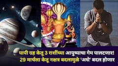 पापी ग्रह केतू 3 राशींच्या आयुष्याचा गेम पालटणार! 29 मार्चला केतू नक्षत्र बदलामुळे 'असे' बदल होणार, पैसा, नोकरी, प्रेमात....