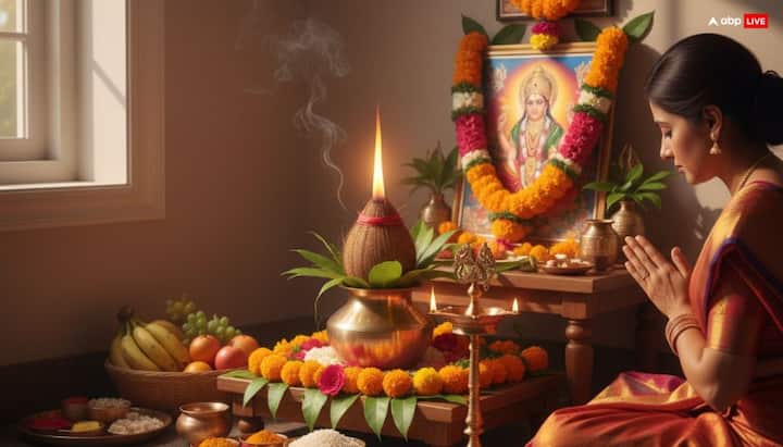 Mahashtami of Chaitra Navratri is on 26 March 2026. Akhand Jyoti is lit on 9 days of Navratri. It is said that where the unbroken flame burns, the Mother Goddess herself resides there. Saves the family from every sorrow and suffering.