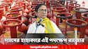 Mamata Banerjee : চারিদিকে গ্যাসের হাহাকার ! তারই মধ্যে রাজ্য করল এই মুশকিল আসান, সভায় বার্তা মমতার