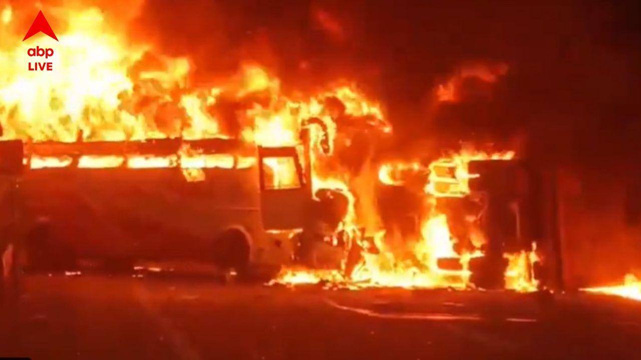 Bus Accident: মর্মান্তিক ! বাস-লরির সংঘর্ষে ঝলসে গেল অন্তত ১৪টি তাজা প্রাণ