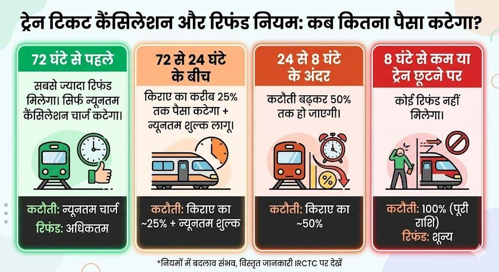 जी हां! कट गई आपकी जेब? समझें टिकट कैंसिलेशन के रिफंड में कैसे रेलवे ने किया खेल