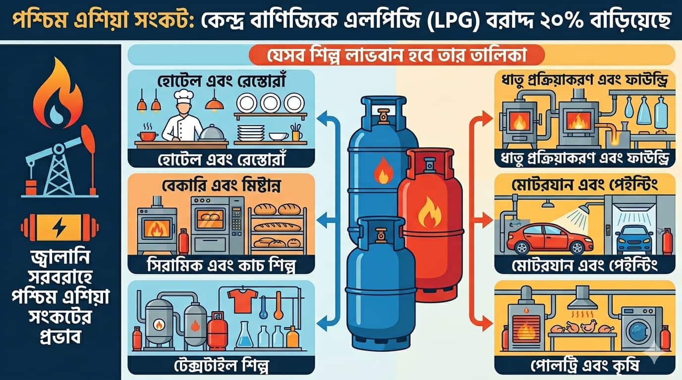Energy Lockdown : সাধারণ গৃহস্থ সুবিধা পাবে না ! আরও ২০% LPG বরাদ্দ এদের জন্য, কাদের লাভ ?