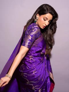 Nora Fatehi: ఆ పాటలో ఫుల్ బోల్డ్... కాంట్రవర్సీ పక్కనపెట్టి పద్ధతిగా చీర కట్టిన ఐటమ్ సాంగ్స్ స్పెషలిస్ట్