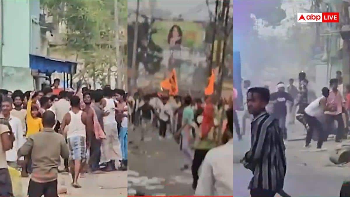 पश्चिम बंगाल में रामनवमी पर जुलूस के दौरान भड़की हिंसा, मुर्शिदाबाद में उपद्रवियों ने की आगजनी-तोड़फोड़