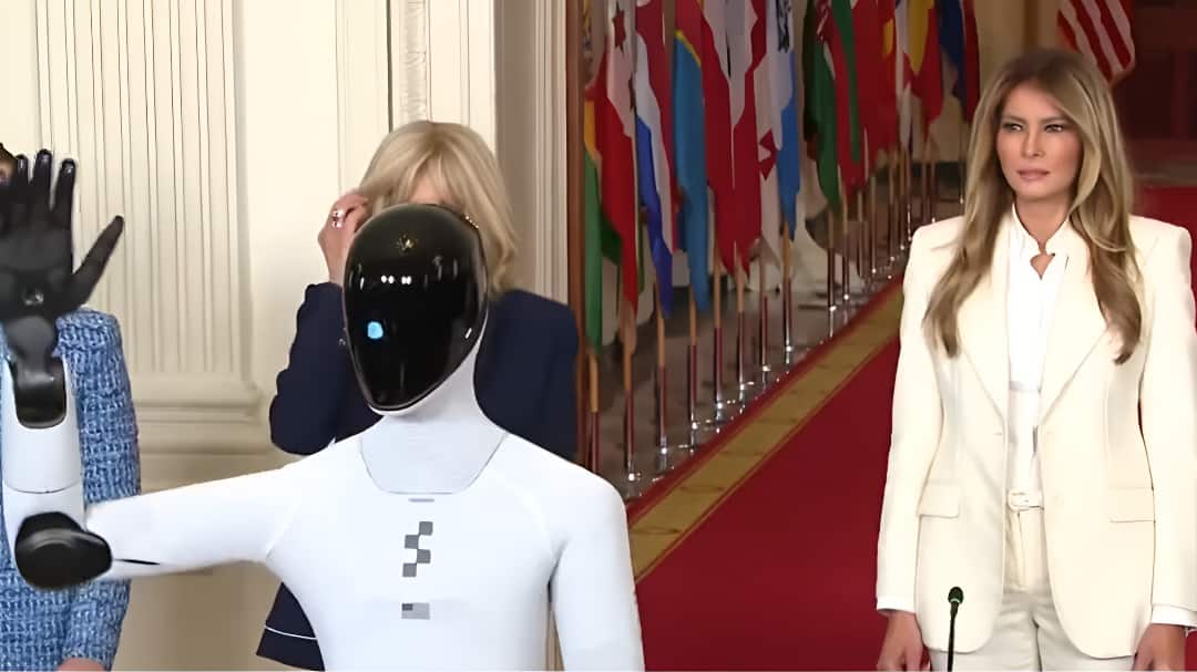 Melania Trump Brought A $25,000 Humanoid Robot To The White House: Here's What It Can Do