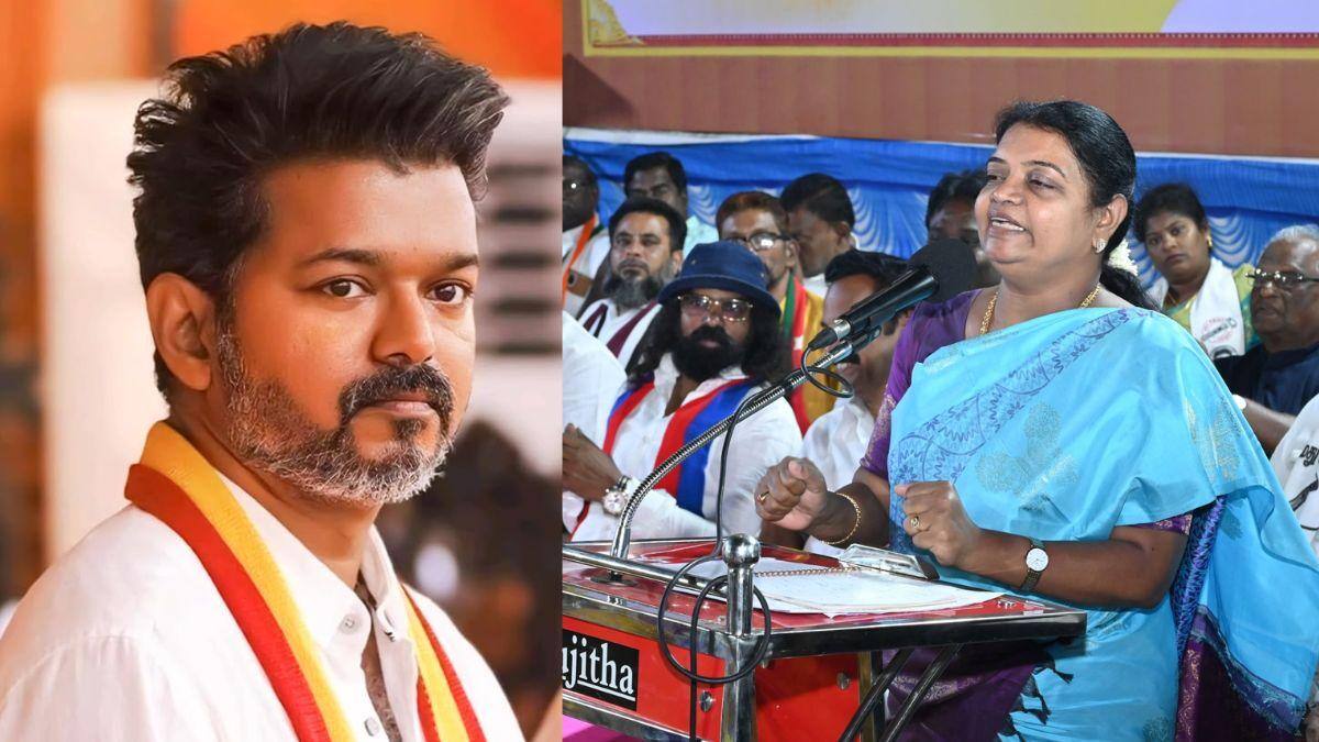சொந்த பிரச்னைக்கு கூட பேச மாட்டாரு.. முதலமைச்சருன்னு சொல்றாரு.. விஜயை அட்டாக் செய்த கீதா ஜீவன்!