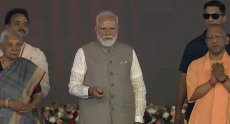PM Modi Inaugurates Phase I Of Noida International Airport At Jewar