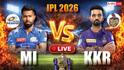 MI vs KKR IPL 2026 Live Score: 14 साल का रिकॉर्ड मुंबई के खिलाफ, कोलकाता के लिए राह आसान; आज किसकी होगी जीत?