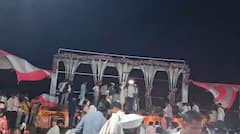 जालन्यातील एका लग्नाला अवकाळीचा तडाखा; भोकरदनमध्ये मंडप उडाला, वऱ्हाडी मंडळींची वारा आणि पावसामुळं तारांबळ