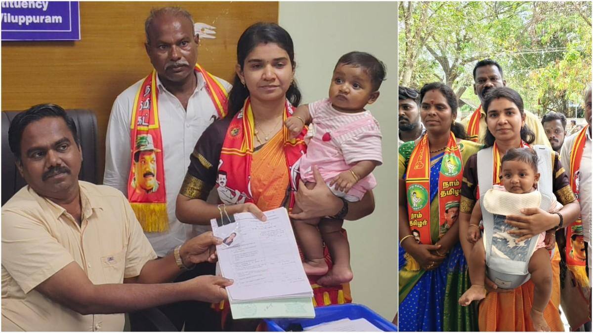 ஒரு கையில் குழந்தை... மறு கையில் வேட்புமனு! அதிரவைத்த மருத்துவர் அபிநயா...
