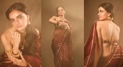 Ruhaanika Dhawan: સ્ટ્રેપલેસ બ્લાઉઝમાં દિવ્યાંકા ત્રિપાઠીની ઓનસ્ક્રીન દીકરીનો ગ્લેમરસ અંદાજ