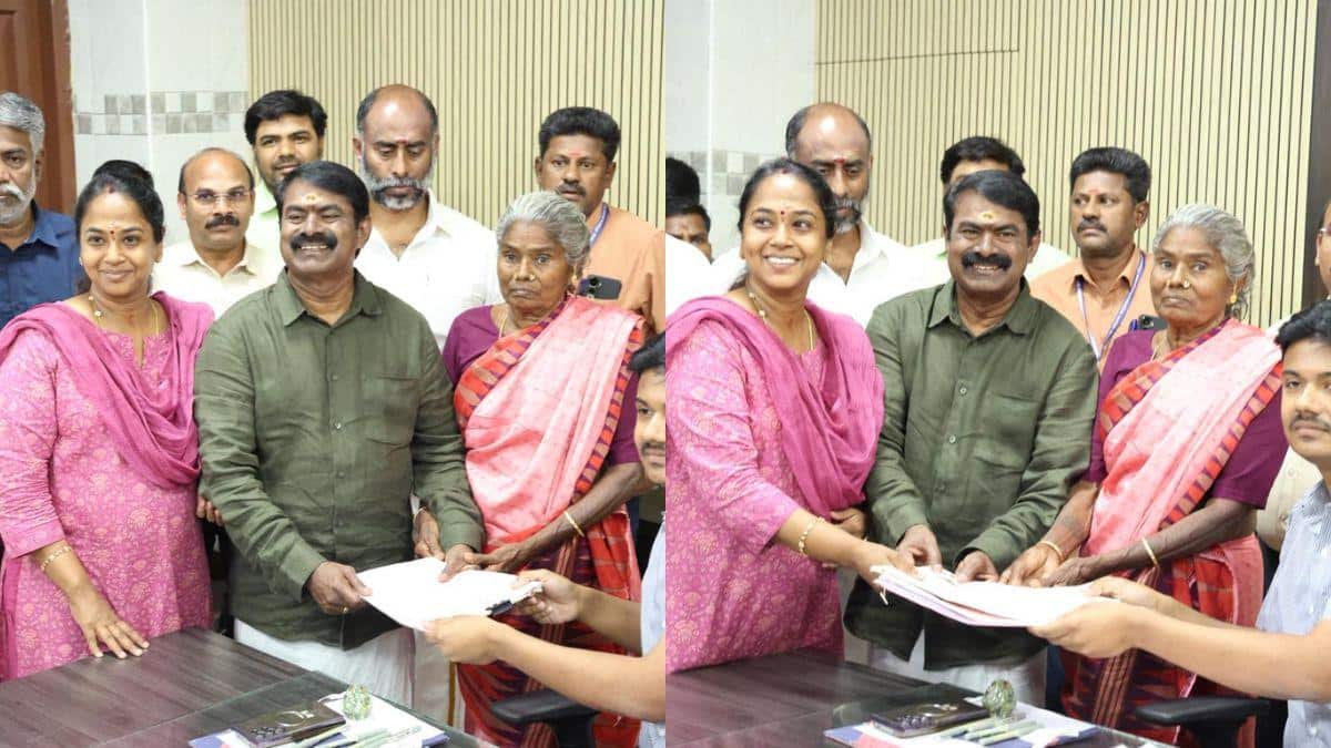 Seeman Assets: அதிரவிட்ட சீமான்..! 25 ஏக்கர் 51 லட்சம் மட்டும்தானா? கணவருக்கு பேக்-அப்பாக வந்த மனைவி கயல்விழி