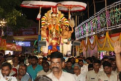 Vontimitta: శ్రీ కోదండరామస్వామి వార్షిక బ్రహ్మోత్సవాల్లో భాగంగా గరుడ వాహనంపై శ్రీ సీతారామలక్ష్మణులు!