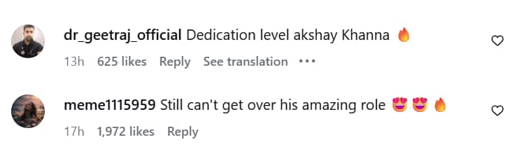 रहमान डकैत की हेयर बिग को सेट करते दिखे अक्षय खन्ना, बिहाइंड द सीन वीडियो वायरल