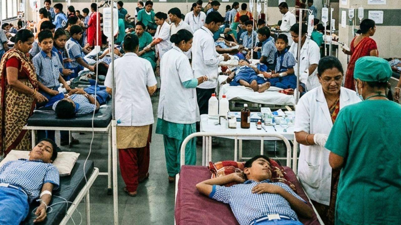 Gujarat School Food Poisoning : খাবার খেতেই পেটে ব্যথা ! গুজরাতের স্কুলে অসুস্থ শতাধিক পড়ুয়া, পাওভাজি-পোলাওতে 'বিষক্রিয়া' ?
