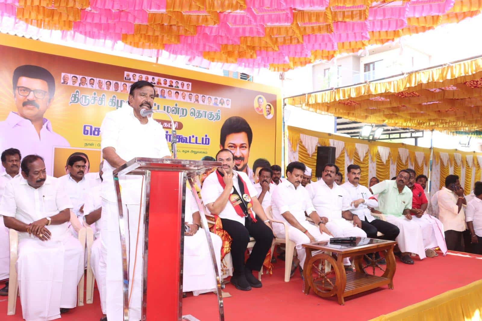 திருச்சி கிழக்கு: கே.என். நேரு தலைமையில் இனிகோ இருதயராஜை ஆதரித்து மாபெரும் கூட்டணி எழுச்சி! வெற்றிக்கு வியூகங்கள் தீட்டினார்களா?