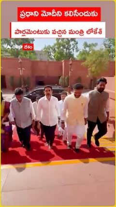 ప్రధాని మోదీని కలిసేందుకు పార్లమెంటుకు వచ్చిన మంత్రి నారా లోకేశ్