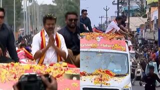Vijay Loses Cool After Security Pushes Elderly Man During Puducherry Roadshow | WATCH