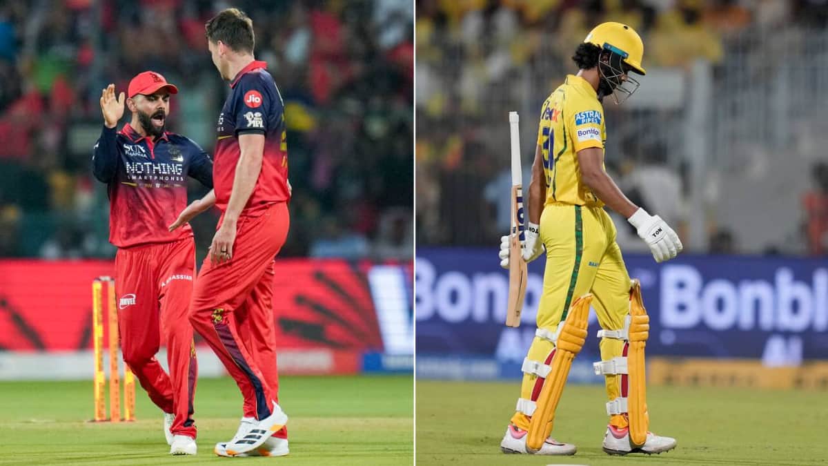 RCB vs CSK 2026 Highlights Reveal Massive 250 Run Total