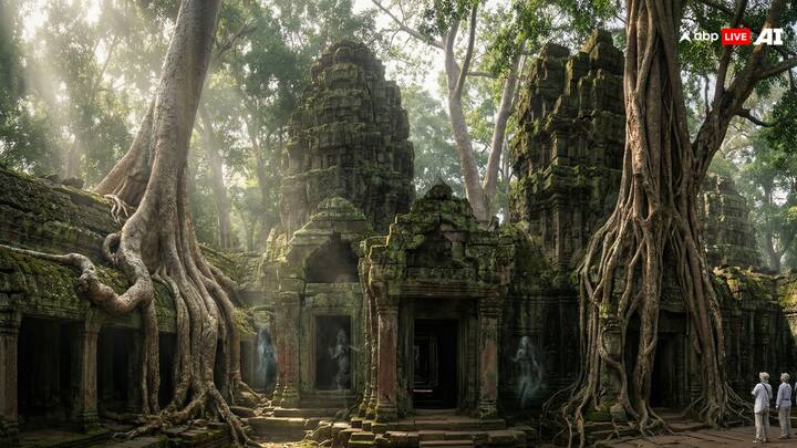 কম্বোডিয়া তা প্রোম মন্দির ঘন জঙ্গলে ঘেরা । তা প্রোম, খমের সাম্রাজ্যের পতনের পর জীর্ণ অবস্থায় ফেলে রাখা হয়েছিল। বিশাল গাছ আর পাথর ঢেকে যায় মন্দির। স্থানীয় লোকেদের বিশ্বাস এই মন্দির রহস্যে ঘেরা। পর্যটকেরা এর সৌন্দর্য্যে মুগ্ধ, কিন্তু কিছু মানুষের ধারণা, এই মন্দির যেমন আছে, তেমনই রাখা ভাল। তা প্রোমকে প্রায়শই