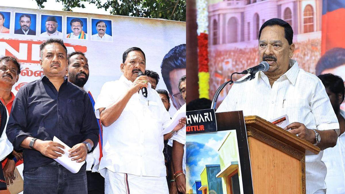 Ranipet Dmk Candidate : சீட்டுக்காக அடம்பிடிக்கும் காந்தி.. வழியில்லாமல் விட்டுக்கொடுத்த மகன்- ராணிப்பேட்டை திமுகவில் நடப்பது என்ன.?