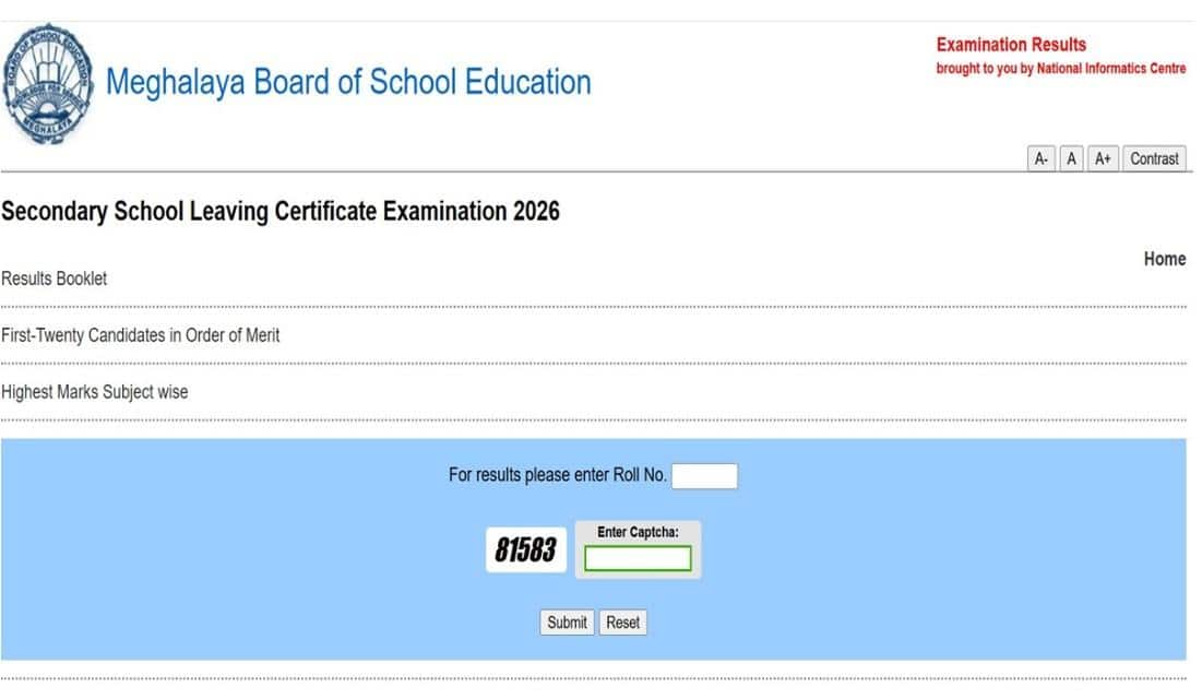 MBOSE SSLC Result 2026 OUT: Check Meghalaya Class 10 Scores At mbose.in, Direct Link Here