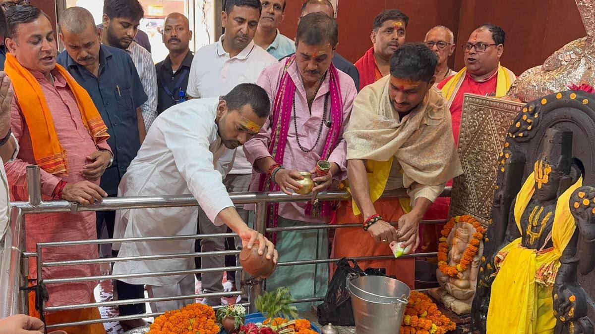 नीतीश कुमार के बेटे निशांत पहुंचे हरिहरनाथ मंदिर, नई सरकार में बनेंगे मंत्री? कहा- 'इस बार…'