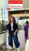 Heroine Tamannaah at Mumbai airport