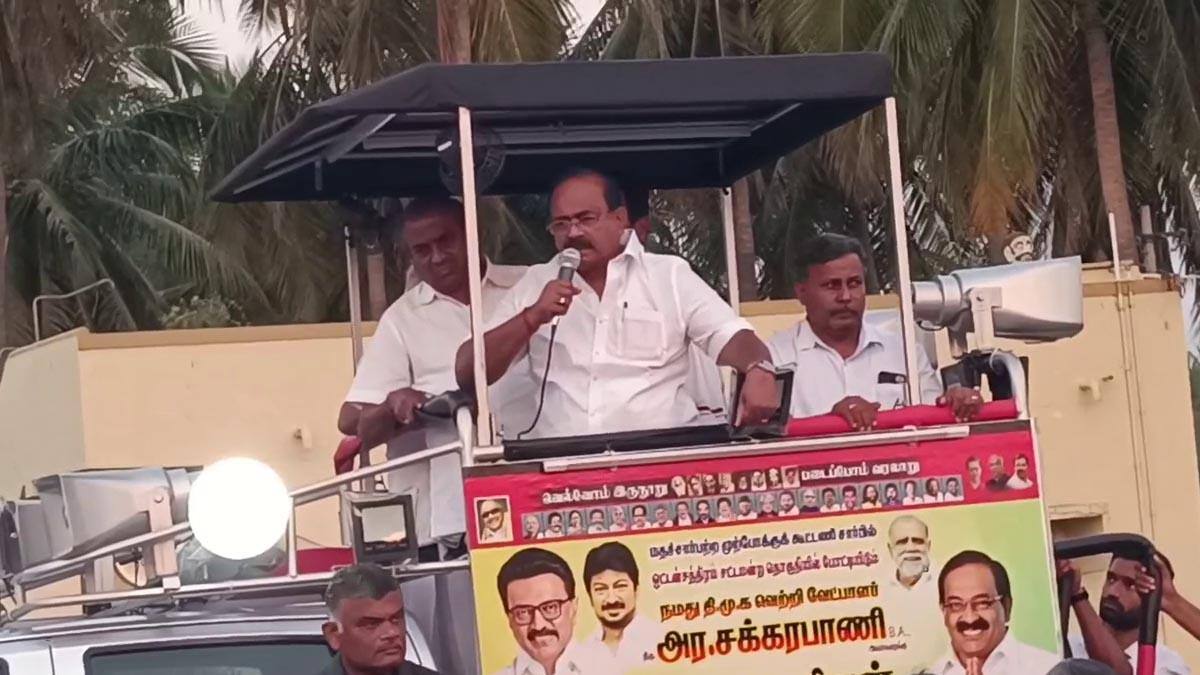 dindigul - ‘சொன்னதையும் செய்வோம், சொல்லாததையும் செய்வோம்’ – அர. சக்கரபாணி பிரச்சாரம்