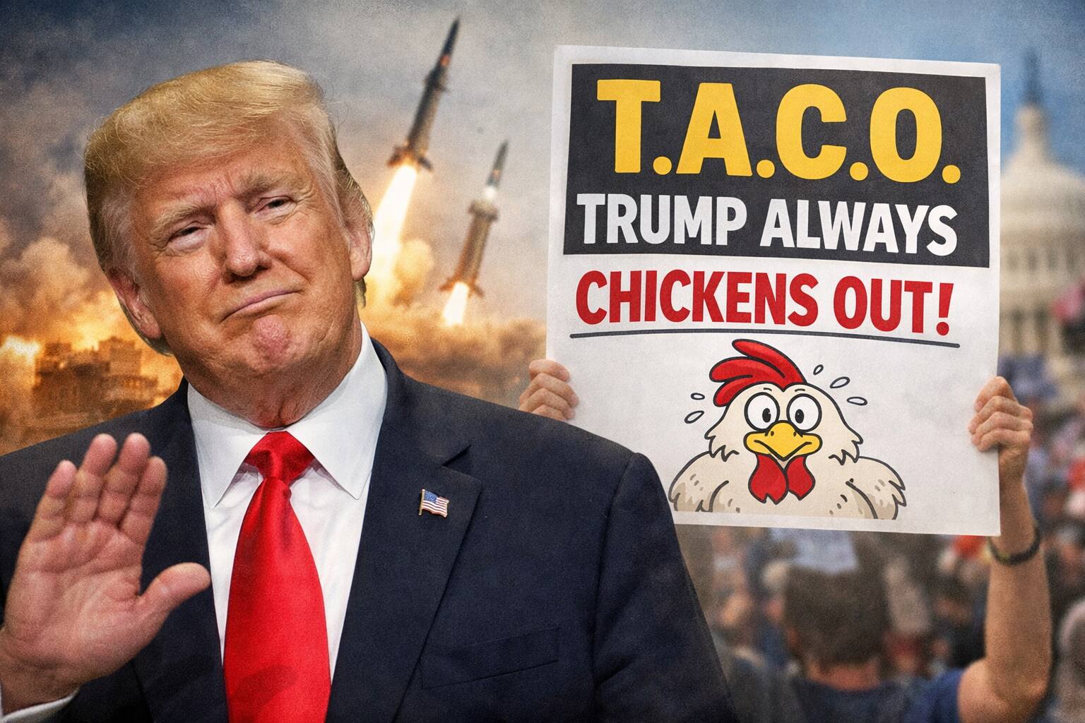 Why Is 'TACO' Trending? Not Surprisingly, Trump's Mega Iran Warnings Led To This