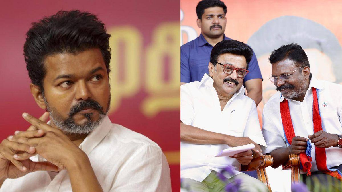 Thiruma: திருமாவை விளாசும் திமுகவினர்..! TVKவின் அமைச்சர் பதவிக்காக இஷ்டத்துக்கு அடித்துவிடுவதாக அட்டாக்