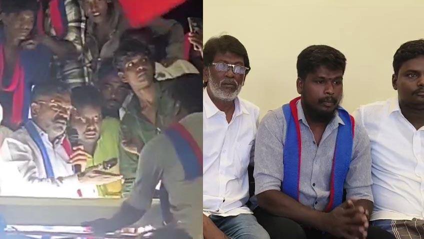 THENI : “திருமாவளவன் அடிக்கவில்லை” பெரியகுளம் சம்பவம் குறித்து தொண்டர் வெளியிட்ட வைரல் வீடியோ
