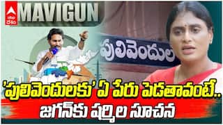YS Sharmila on Mavigun: జగన్ పేరులో గన్ ఉంది .. అవినాష్ పేరులో వినాశనం ఉంది: MAVIGUNపై షర్మిల సెటైర్లు