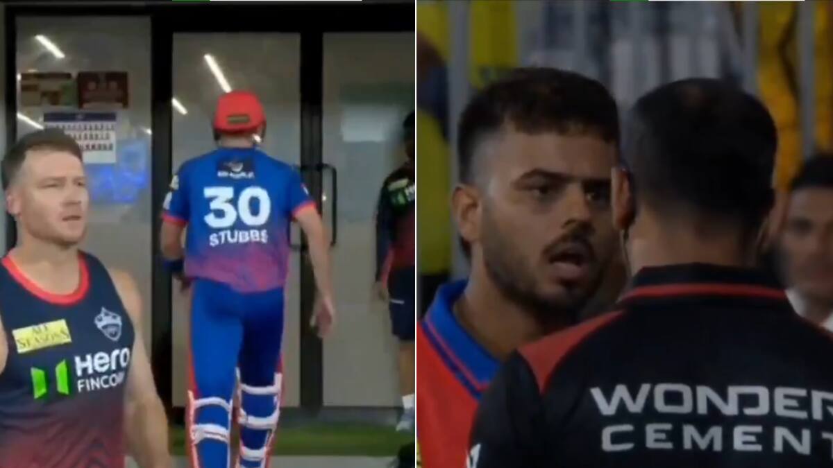 WATCH: Frustrated Stubbs Throws Helmet After Umpire Refuses Glove Change vs CSK