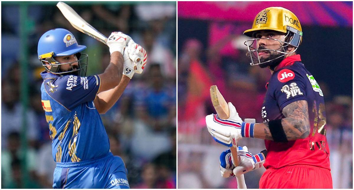 MI vs RCB 2026 Rohit vs Kohli Stats Alert