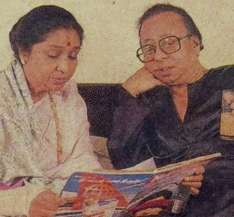 Asha Bhosle Love Life: आशा भोसले ने 15 साल बड़े गणपत राव से की पहली शादी, तलाक के 20 साल बाद 6 साल छोटे आरडी बर्मन का थामा हाथ
