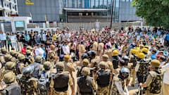 In Photos: How The Noida Protest Turned Into A War Zone