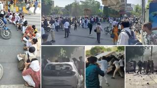 उत्तर प्रदेशात पगारवाढीसाठी सहा कंपन्यातील कामगारांचा एकाचवेळी उद्रेक; पोलिसांची वाहने उलथवून टाकली, कंपनीवर तुफान दगडफेक, महिला कर्मचारी सुद्धा रस्त्यावर