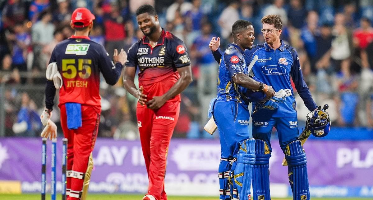 RCB Beats Mumbai Indians in High Scoring IPL Thriller