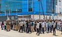 In Photos: How The Noida Protest Turned Into A War Zone