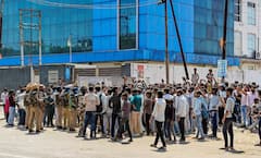 In Photos: How The Noida Protest Turned Into A War Zone