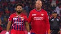 Rishabh Pant Injury: పంత్ మోచేతికి గాయం..! నొప్పితో విలవిలలాడుతూ మైదానం వీడిన ఎల్‌ఎస్‌జీ కెప్టెన్! ఫైటింగ్ స్పిరిట్ తో ఆక‌ట్టుకున్న వైనం 