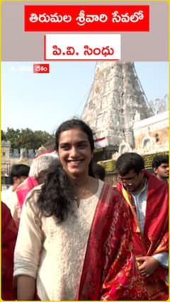 తిరుమల శ్రీవారి సేవలో .. పి.వి. సింధు