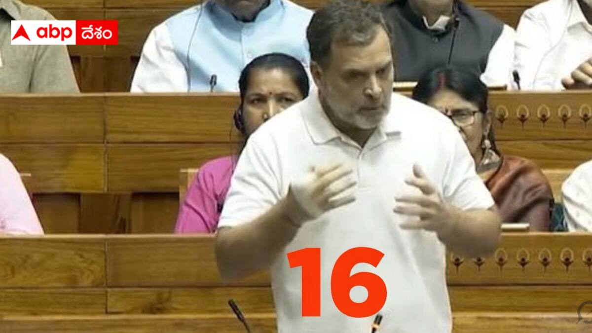Rahul number 16: రాహుల్ చెప్పిన 16 నెంబర్ కథేంటి? టీడీపీ ఎంపీల మద్దతు లేకపోతే కేంద్రం ఉండదని చెప్పాలనుకున్నారా?