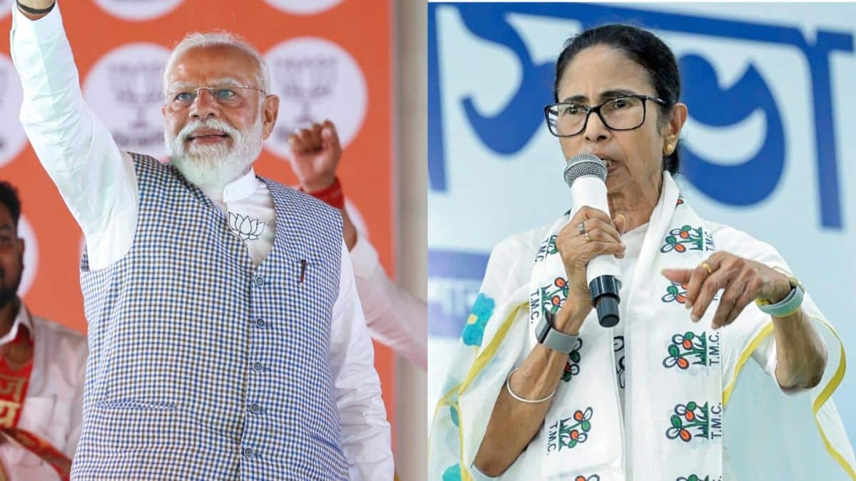 ‘Maha jungleraj’ Vs ‘illegal Campaign’: Modi, Mamata Trade Barbs Ahead Of Bengal Polls