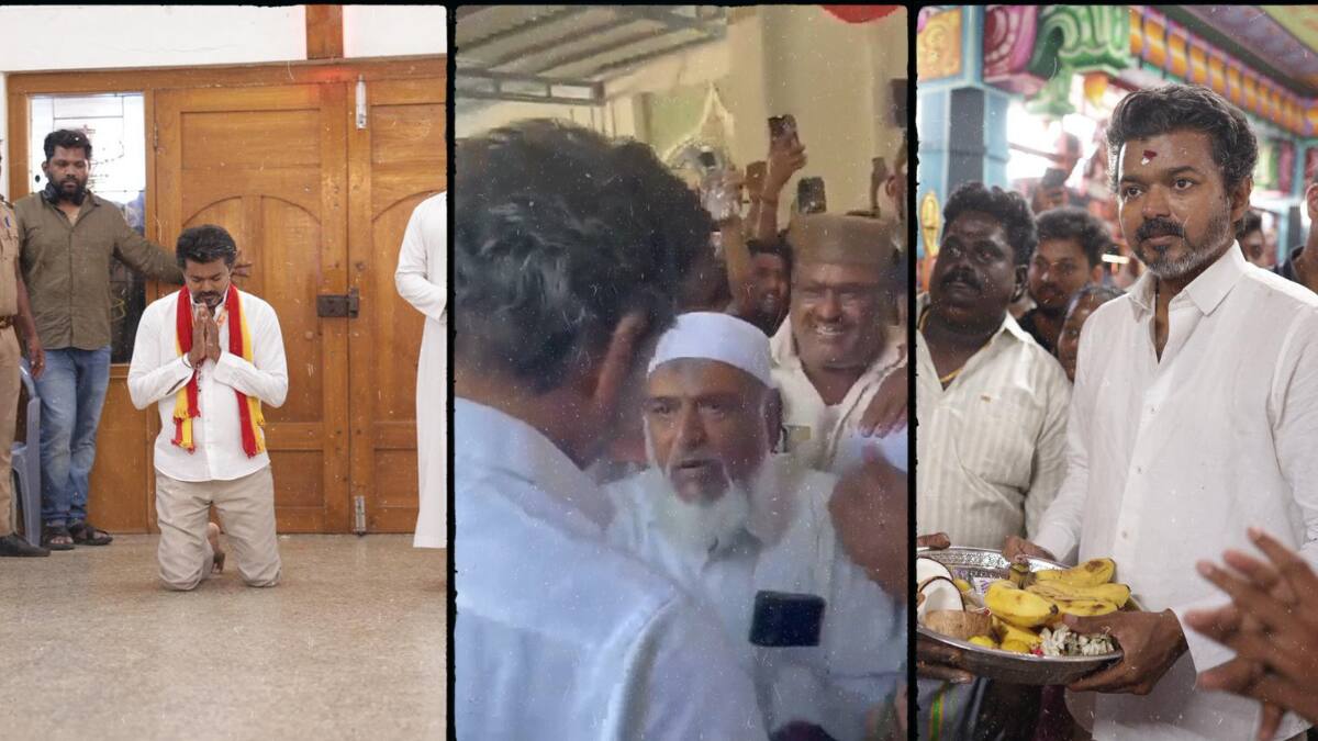 TVK Vijay: எம்மதமும் சம்மதம்! திருச்சி வாக்கு சேகரிப்புக்கு நடுவே வழிபாடு! மதநல்லிணக்கத்தை செயலில் காட்டிய விஜய்