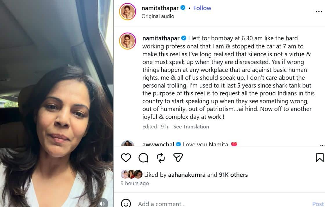 Abuses me and my mother...', Namita Thapar was trolled for telling the benefits of Namaz, now gave a befitting reply